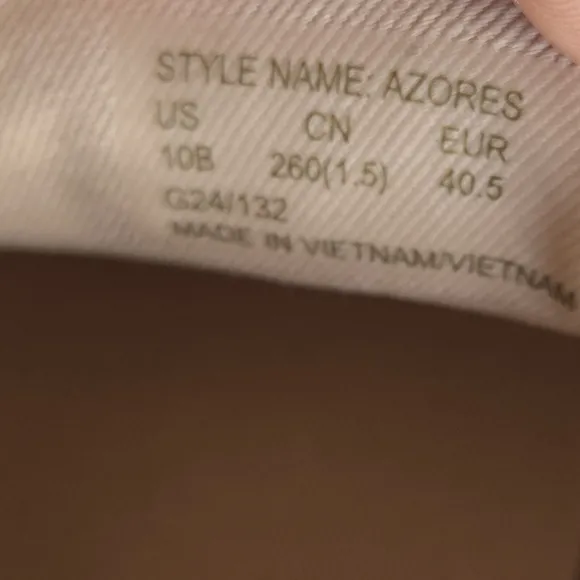 Kate Spade Azores Leather Slip-on Sneaker Shoes Women's 10 Preppy Classic Travel
