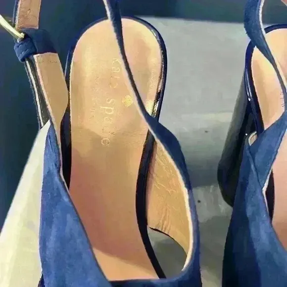 Kate Spade Blue Suede Sandals