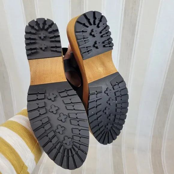 Kelsi Dagger Brooklyn Webster Platform Sandals Black Size 8.5 Anthropologie