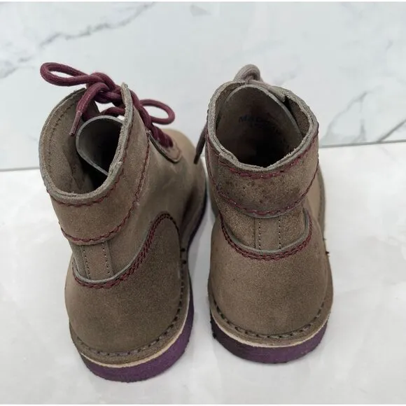 Kickers Mens Vintage Style Casual Ankle Boots Taupe Size 41
