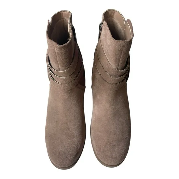 Kookaburra By Ugg Women’s Kenz Tan Suede Tassel Heeled Ankle Boots