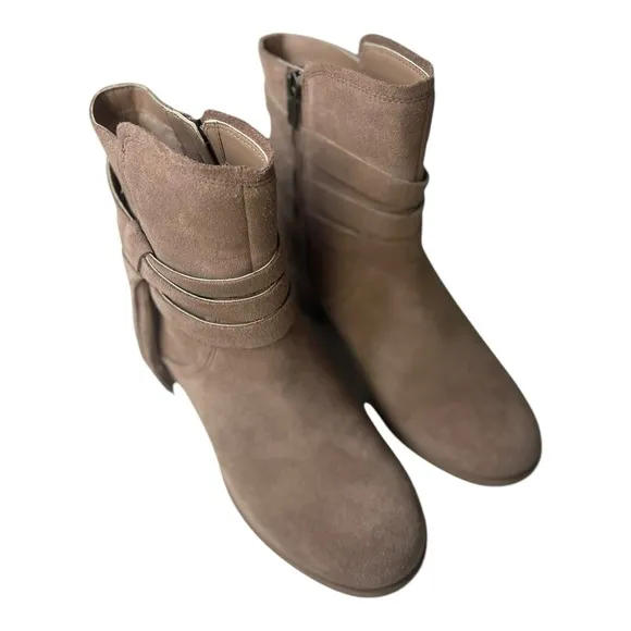 Kookaburra By Ugg Women’s Kenz Tan Suede Tassel Heeled Ankle Boots
