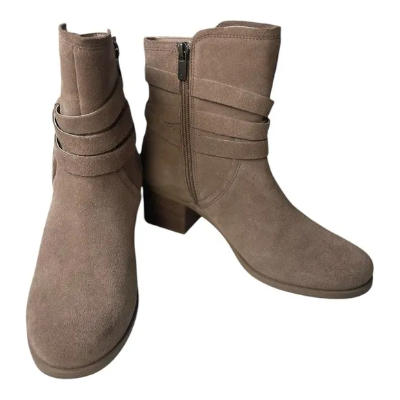 Kookaburra By Ugg Women’s Kenz Tan Suede Tassel Heeled Ankle Boots