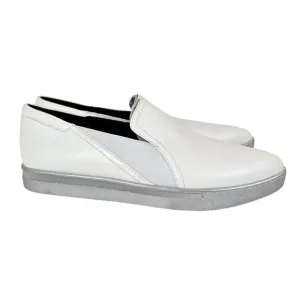 L Naturalizer 27 EDIT Naturalizer Tyra Slip-On Leather Sneaker New Size 8W Point