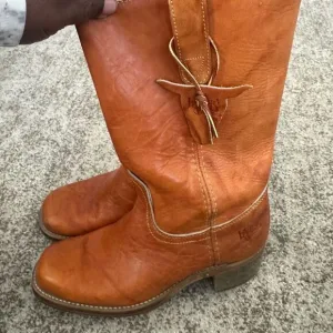 Landis Vintage Leather Square Tie Men’s Boots 11.5