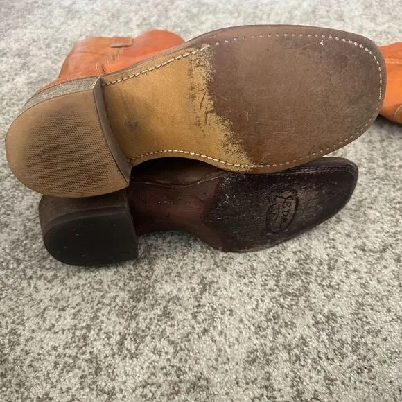 Landis Vintage Leather Square Tie Men’s Boots 11.5