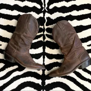 Laredo Brown Slouchy Women’s Cowboy Western Boots Size 9.5
