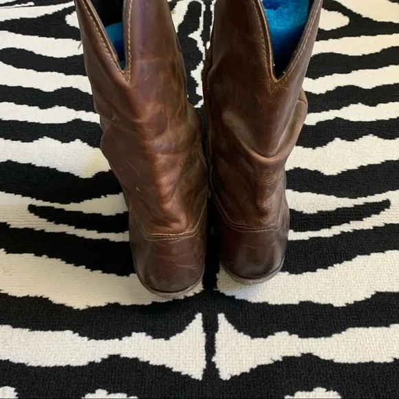 Laredo Brown Slouchy Women’s Cowboy Western Boots Size 9.5