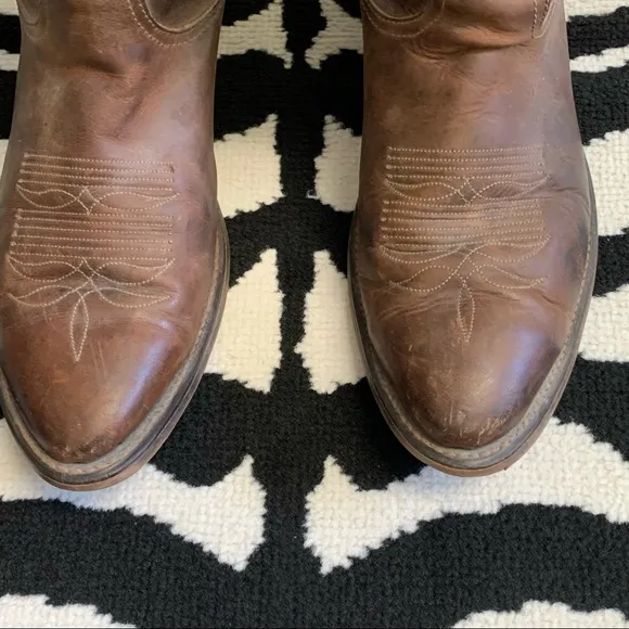 Laredo Brown Slouchy Women’s Cowboy Western Boots Size 9.5