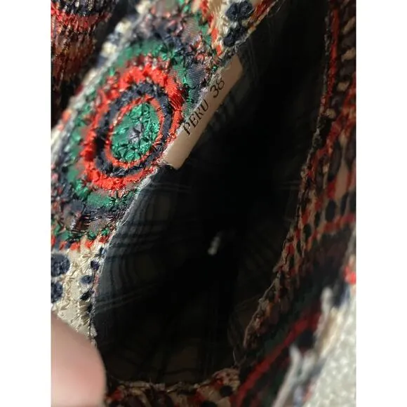 L'ARTISTE‎  Boot US Size | 7.5 Beautiful Patterned  Boho / Western Style Brown