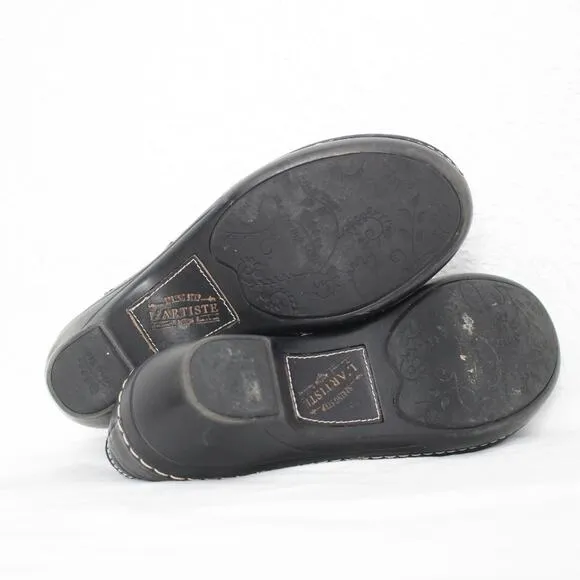 L'Artiste by Spring Step Nessie-B Slip On Clog Size 9.5
