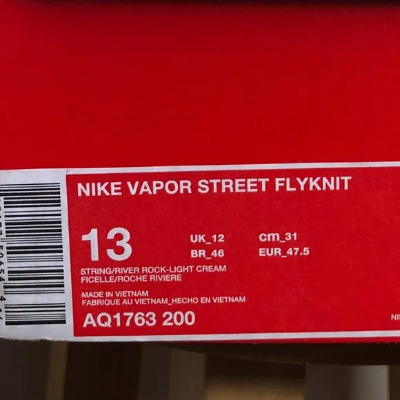 Like New, &quot;Nike Vapor Street Flyknit&quot; Men's Running Shoes (13)
