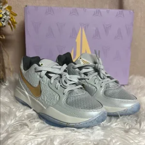 Limited Edition Ja Morant  Nike Gray and Gold Sneakers for Everyday Style