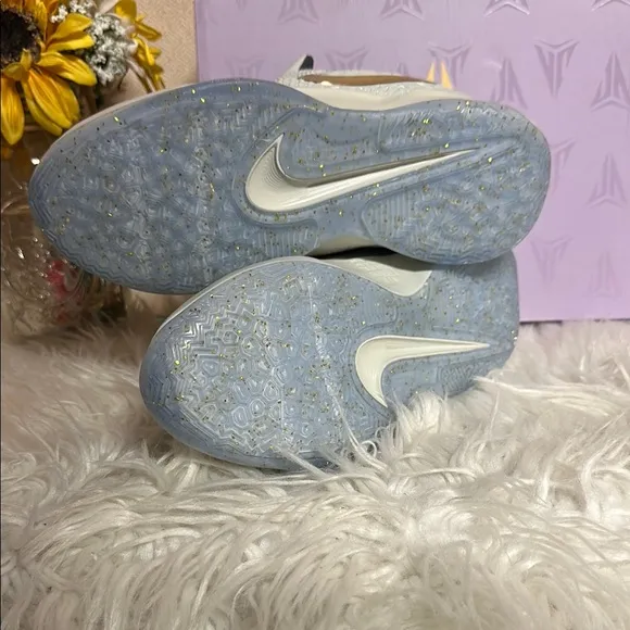 Limited Edition Ja Morant  Nike Gray and Gold Sneakers for Everyday Style
