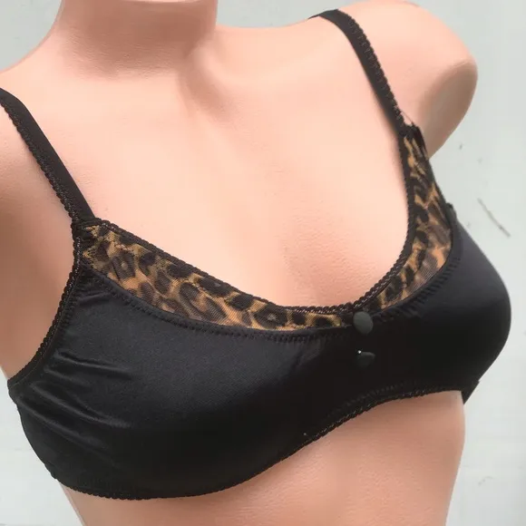 Lip service 2 pc set lace leopard lingerie Dollbaby garter sexy bra panty outfit