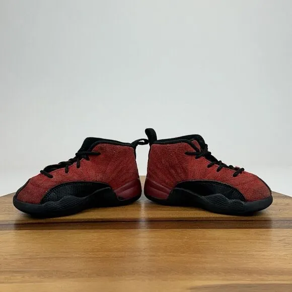 Little Kids Nike Air Jordan 12 Retro TD Reverse Flu Game Sneakers Shoes Size 8 C