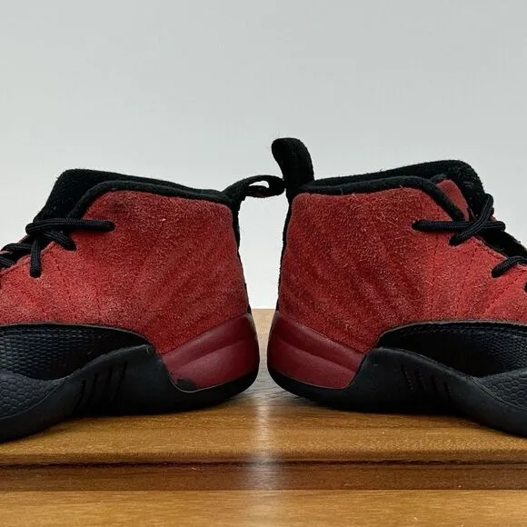 Little Kids Nike Air Jordan 12 Retro TD Reverse Flu Game Sneakers Shoes Size 8 C
