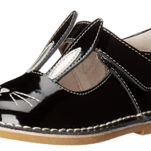 Livie &amp; Luca Black Patent Bunny Mary Jane’s Shoes Sz 11