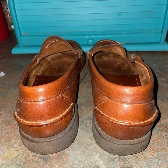 LL‎ Bean mens penny loafer dress shoes sz 10