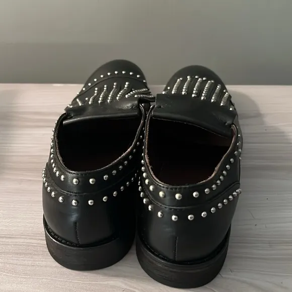 Made in Italy Leather Studded Dress Shoes