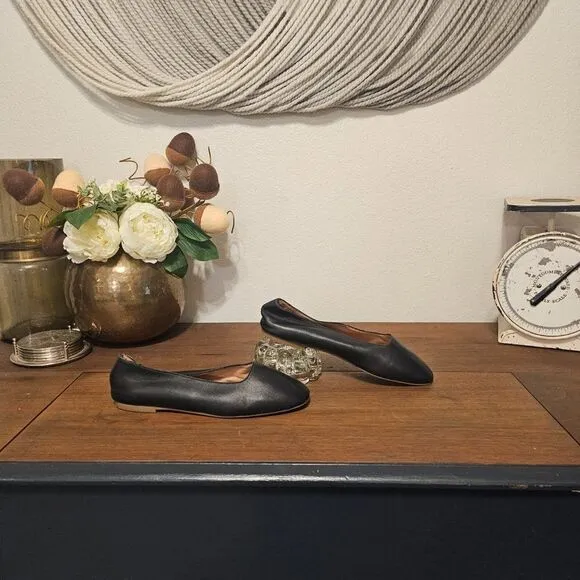 Madewell &quot;The Cory Flat&quot; Square To Ballet Slipper Sz 6.5