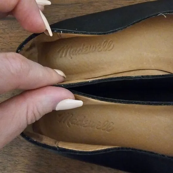 Madewell &quot;The Cory Flat&quot; Square To Ballet Slipper Sz 6.5