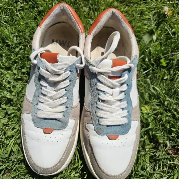 Madewell Court Sneakers In Colorblock Nubuck &amp; Leather