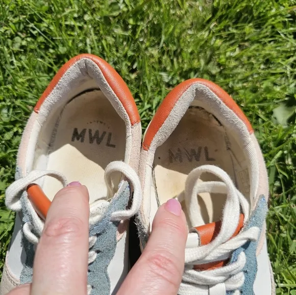 Madewell Court Sneakers In Colorblock Nubuck &amp; Leather