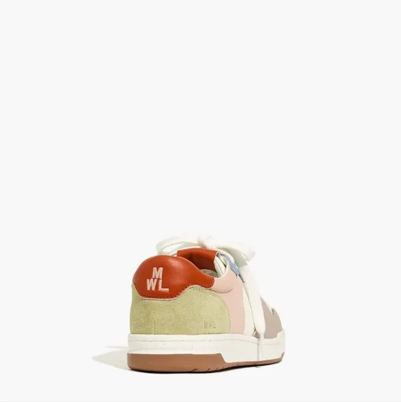 Madewell Court Sneakers In Colorblock Nubuck &amp; Leather