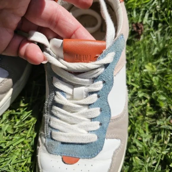 Madewell Court Sneakers In Colorblock Nubuck &amp; Leather