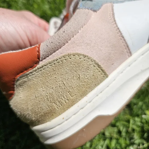 Madewell Court Sneakers In Colorblock Nubuck &amp; Leather