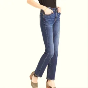 Madewell Cruiser Straight Cropped Ankle High Rise Jean Dark Wash Denim Size 27