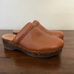 Madewell The Cecily Clog in Oiled Leather Cottagecore Boho Minimalist