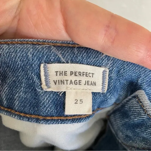 Madewell The Perfect Vintage Jean Sz 25