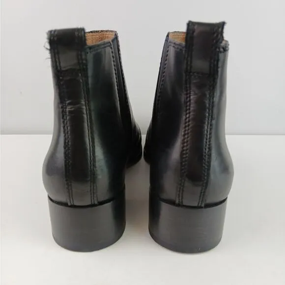 Madewell Women's SZ 10 The Carina Boot In True Black AA185