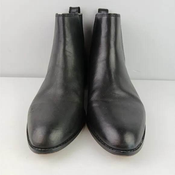 Madewell Women's SZ 10 The Carina Boot In True Black AA185
