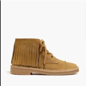 Madewell x Daryl K suede fringe boots. 8.5