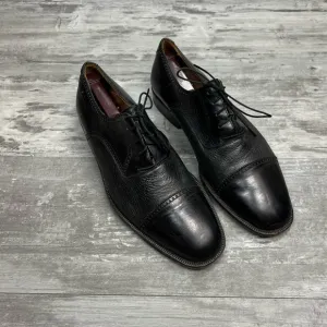 Magnanni Black Cap Toe Oxfords 8 M
