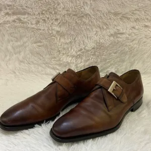 Magnanni Men’s Brown,Dress Shoes ,With Buckle At The Front. Size-…
