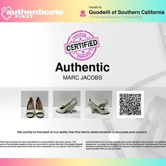 Marc Jacobs Chunky Heel Peep Toe White Heels 7.5 8 Ankle Strap.