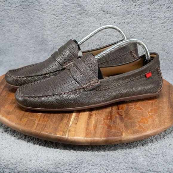 MARC JOSEPH NEW YORK Men's Leather Union Street Driver Driving Style Loafer, 10