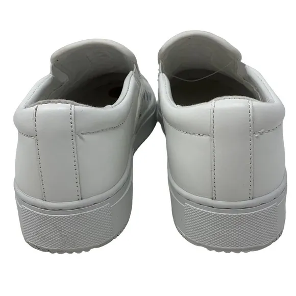 MARC FISHER Calla Woven Leather Slip-On Platform Fashion Sneaker Tennis Shoes