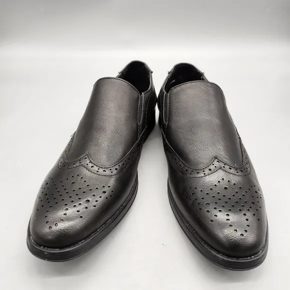 Marco Vitale Men's Dress Oxford Shoes Size 8.5 Black