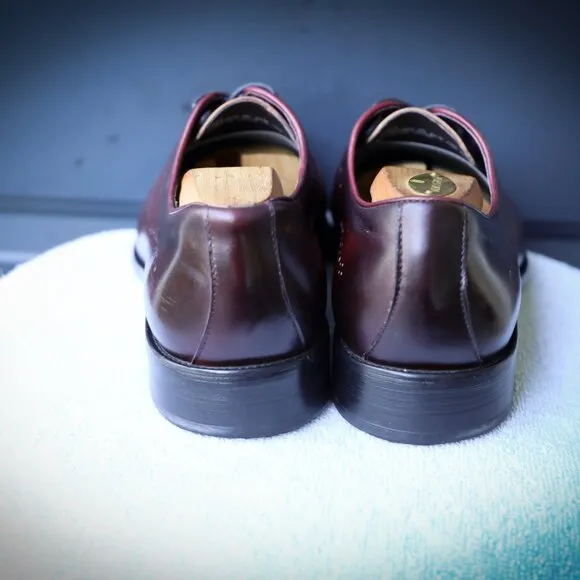 Mason Forte 8.5-M Burgundy Derby Mens Dress Shoes
