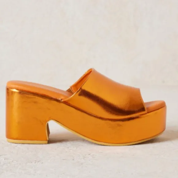 Matisse Terry Platform Chic Glam Girly Modern Artsy Boho Hipster Retro Sandals