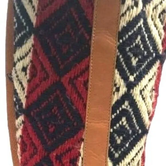 Matt Bernson Special Project Aztec Tapestry Tall Boots 7 Boho Southwestern