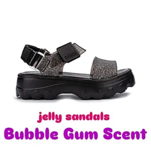 MELISSA KICKER SANDAL - GLITTER JELLY NWT