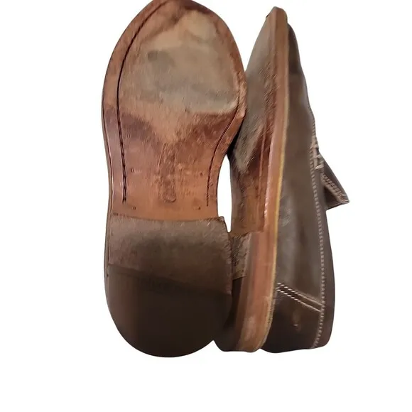 Men Cole Haan Brown Tucker Venetian French Roast Dress Shoe Loafer Size 9.5