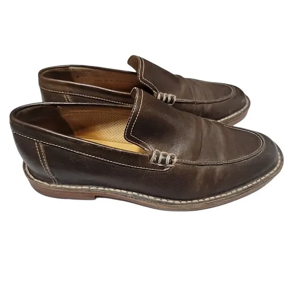 Men Cole Haan Brown Tucker Venetian French Roast Dress Shoe Loafer Size 9.5