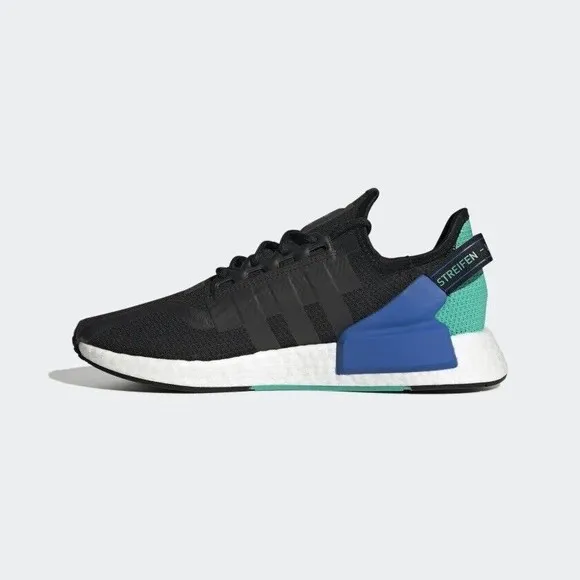 MENS Adidas Ori ginals NMD R1 V2  Boost Shoes Black FY5922